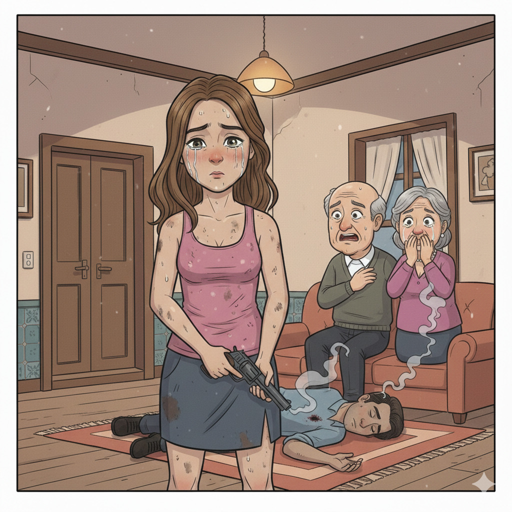 Ilustrace k povídce Pavla 4