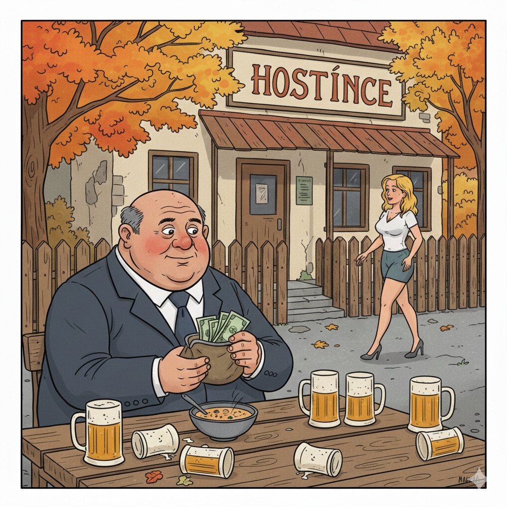 Ilustrace k povídce Pichpic 1